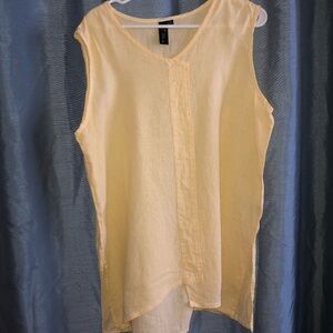 Focus Casual Life XL yellow Asymmetrical Tank Top with Relaxed Fit-